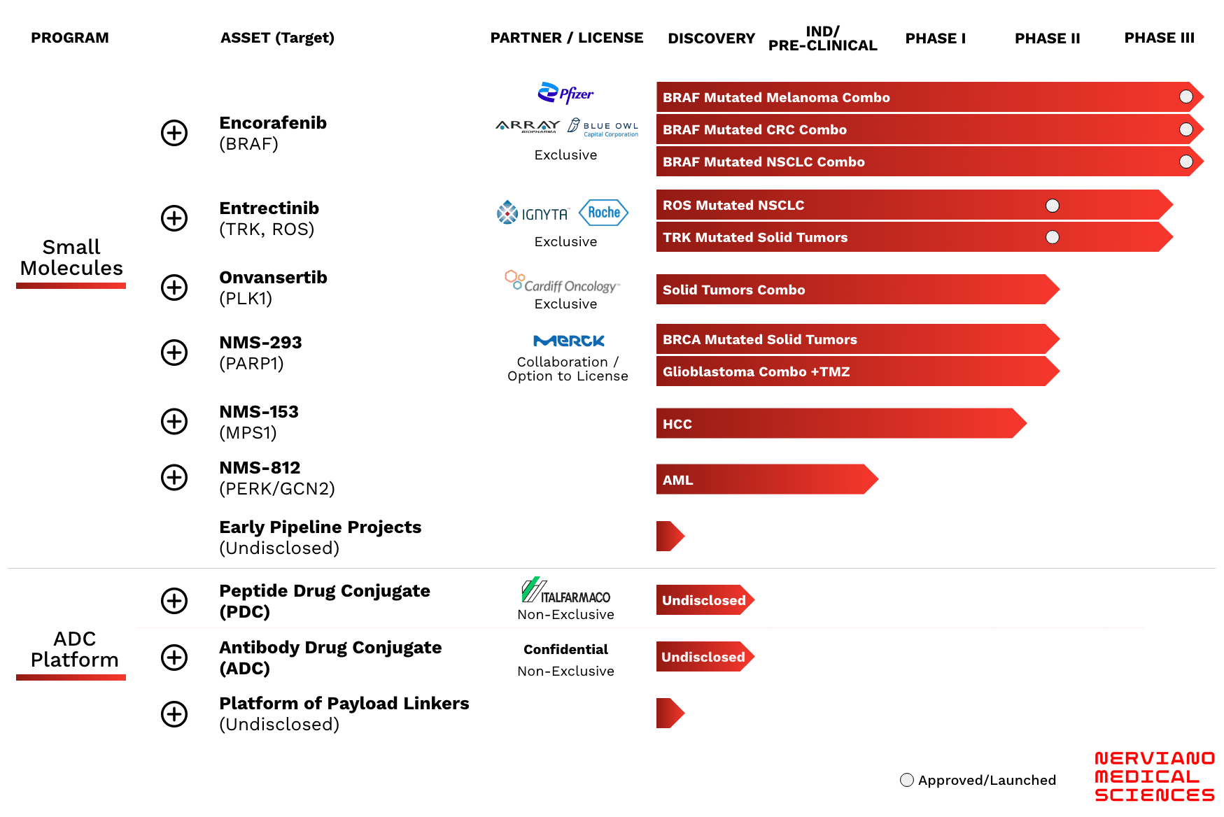 Nerviano Pipeline